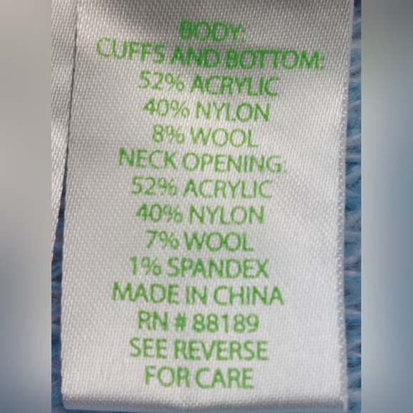 Lilly Pulitzer Sweater Womens Size XXS Blue Striped Pullover Wool Blend Stretch - Picture 7 of 8